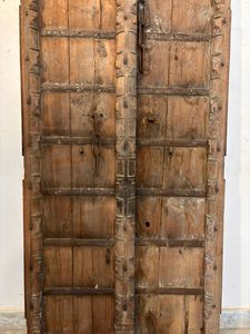 Paneles de Puerta de Madera Maciza Antiguos con Marco Tallado a Mano, Ecológicos, para Dormitorio, Sala de Estar, Muebles para el Hogar - Product Image 5