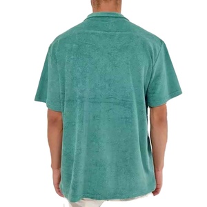 Tissu en coton gaufré respirant de haute qualité, idéal pour les activités de loisirs et le quotidien estival, confortable et flexible, polo pour homme. - Product Image 2