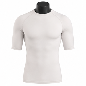 Mens Adults Performance <b>Compression</b> <b>Shirt</b> Short Sleeve Eco-Friendly Breathable Sports Base Layer Rash Guard for Gym Training - Product Image 1