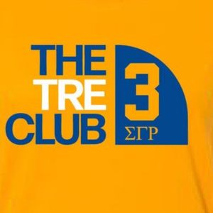 Camiseta de la Serie Sigma Gamma Rho para Mujer, Ropa de Hermandad Griega, Camiseta de Algodón Bordada Personalizada, Manga Corta, Estilo Casual - Product Image 5