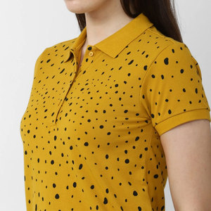 Polo respirant personnalisé pour femme, tissu en coton de haute qualité, polo de golf pour femme, prix de gros - Product Image 3