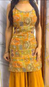 Compre al por Mayor Vestidos de Fiesta Vintage para Mujer, Minorista en Línea, Ropa Casual de Verano, Moda India y Pakistaní, Elegante 67622 - Product Image 1