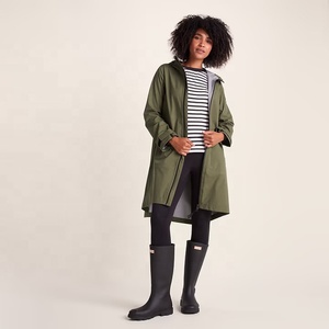 Veste bomber softshell imperméable et coupe-vent pour femme, à capuche, séchage rapide, fermeture éclair intégrale, en polyester/nylon tissé, imperméable pour l'extérieur - Product Image 5