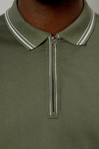 Camisetas Polo de Golf de Algodón para Hombre, Tallas Grandes, Personalizadas, de Alta Calidad, Tejidas, de Manga Corta, a Rayas, Casuales - Product Image 4