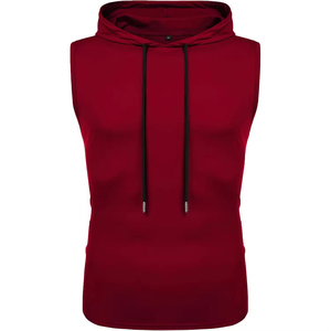 Sports <b>Sleeveless</b> <b>Hoodie</b> Lightweight Premium Fabric Modern Fashion Active Collection Custom Logo <b>Sleeveless</b> <b>Hoodie</b> - Product Image 2