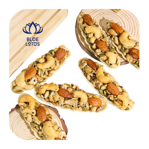 OFERTA ESPECIAL Galleta de Frutos Secos Mixtos Blue Lotus 2025, Bocadillo Crujiente para la Hora del Té y el Café - Product Image 1