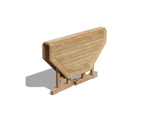 Teak Wood Hexagonal Outdoor Table Solid Wood Garden Dining Table Natural Finish Premium Furniture - Product Image 4