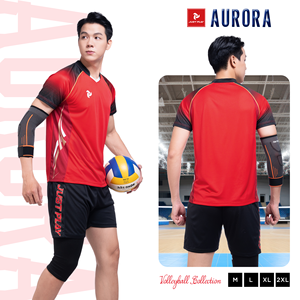 Ensemble de maillots de volley-ball gonflables unisexes de luxe, haute qualité, 100% polyester, couleurs personnalisées pour le terrain, bon prix, AURORA JP - Product Image 3