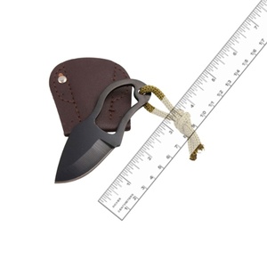 Couteau de survie multi-usage en acier à haute teneur en carbone, fabriqué à la main, directement de l'usine, avec étui en cuir, pour le camping - Product Image 1