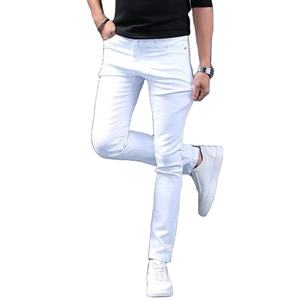 Jeans en denim pour homme en coton et élasthanne, arrivée, fermeture éclair, lavage, logo personnalisé, prix bas, MOQ faible, haute qualité - Product Image 3