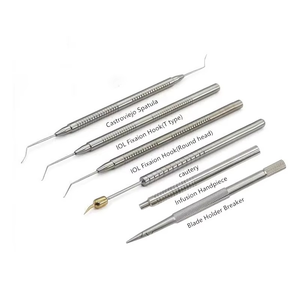 Juego de 20 Piezas para Cirugía de Cataratas, Instrumentos Médicos Quirúrgicos Oftálmicos Básicos, Microcirugía Ocular, Alta Calidad para Oftalmólogos - Product Image 4