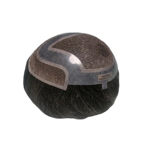 Meilleure vente Taz Hair Bangladesh haute qualité 100% densité HD dentelle perruque de cheveux humains grande base de soie casquette couleur blonde transparente - Product Image 1