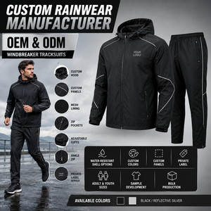 Chaqueta Cortavientos con Capucha, Diseño de Bloques de Color Sólido, Traje Deportivo Unisex, Logotipo Personalizado, Etiqueta Privada, Entrenamiento, Impermeable, Ligero - Product Image 5