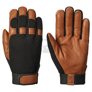 High Quality Winter Warm <b>Mitten</b> with Long Cuff for Skiing Skating Professional Cowhide Leather Insulated <b>Gloves</b> - Product Image 6