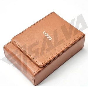En stock : Boîte de rangement en cuir avec couvercle rabattable pour cartes de poker et cartes de jeu Werewolf, en papier, pour la publicité - Product Image 2