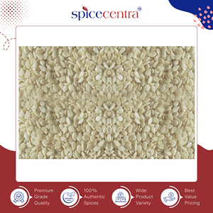 Graines de sésame blanches décortiquées 100% pures, biologiques et crues, séchées automatiquement et triées Sortex 99,95% de haute qualité, origine Inde, fabricant - Product Image 2