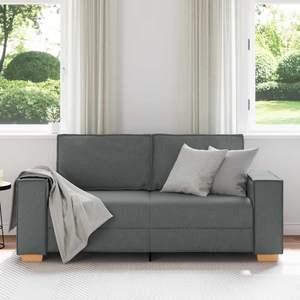 Canapé 2 places gris foncé 70,9"x30,7"x33,1" en tissu pour salon - Product Image 3