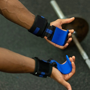 Crochets de levage de fitness réglables avec support de poignet pour l'entraînement de musculation, les soulevés de terre et les tractions - Product Image 6
