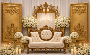 Trending 3D <b>Window</b> Backdrop <b>Panels</b> Vintage Moroccan Style Detachable Fiberglass Wedding Screen for Asian Weddings - Product Image 5