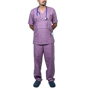 Tenues de travail personnalisées OEM, accessoires médicaux unisexes, tissu en coton Dobby, détection des aiguilles, usage extérieur, hôpital - Product Image 2
