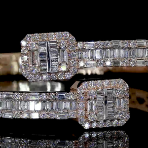 Bracelet de charme en argent 925 avec moissanite VVS taille brillant 1 carat, nouveau design 2025, forme de chaîne pour homme, style hip-hop, bracelets en or - Product Image 2