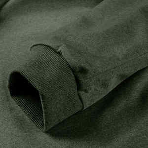 Ensemble de survêtement vert pour homme, veste zippée intégrale et pantalon, vêtements de sport décontractés avec poches latérales, matière respirante en polyester et coton - Product Image 5