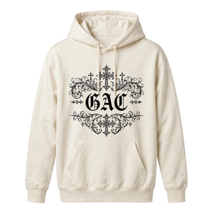 Sudadera con Capucha Personalizada, Gráficos Transpirables, Estilo Casual de Invierno, con Estampado Ornamentado, Manga Larga, Bolsillo Canguro, Forro Polar - Product Image 1
