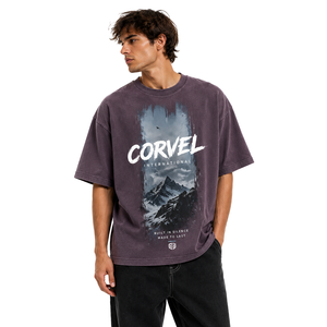 Men's Casual Short Sleeve <b>T</b>-<b>Shirt</b> Digital Print <b>Mountain</b> Design men's <b>shirts</b> 100% Cotton Breathable Summer <b>Shirt</b> Customized Logo - Product Image 1