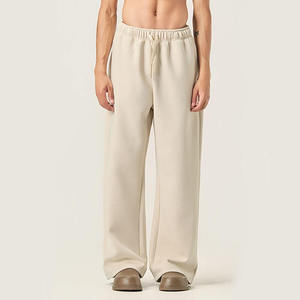 Pantalones Deportivos Holgados de Pierna Recta, 100% Algodón, Pantalones Deportivos con Logotipo Personalizado para Hombre - Product Image 2