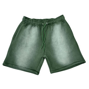 Shorts en jean délavé pour homme, style vintage, en coton, déchirés, décontractés, coupe ample, style urbain, pour l'été - Product Image 3