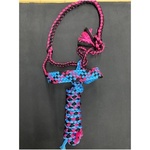 En gros : Licol équestre en sangle tressée, Corde de trelage tressée pour cheval, Licol de cheval en corde tressée style cowboy, Selle western pour cheval - Product Image 1