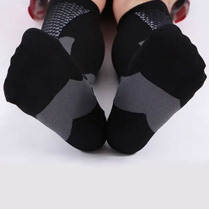 Men's Sporty Business Crew <b>Socks</b> High Solid Knitted Athletic Running <b>Socks</b> Embroidered Pattern White Brown for Winter Sports - Product Image 3