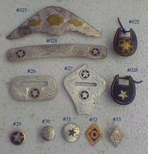 Esquineros y Conchos de Estilo Occidental Hechos de Aluminio de Alta Calidad Plateados con Acabado Pulido Plateado para Sillas de Montar Occidentales - Product Image 4