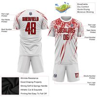 Nuevo Diseño, Camiseta de Portero Acolchada de Manga Corta para Adultos, Pantalones Deportivos Estampados, Talla Grande para Hombre, Transpirable