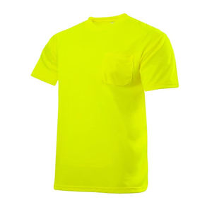 Camisa de Trabajo de Alta Visibilidad para Hombre, Manga Regular, Reflectante, para Uso Industrial y de Construcción, 100% Algodón, Ribete en Contraste, OEM - Product Image 2