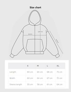 Sweat à capuche unisexe de haute qualité en coton French Terry 470 GSM, coupe ample personnalisée, double fermeture éclair, streetwear, vêtements pour hommes - Product Image 6