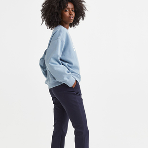 Pantalones de invierno para mujer, ecológicos, de algodón, corte bootcut, hasta la rodilla, con cierre de cremallera en la cintura media y bolsillos - Product Image 3
