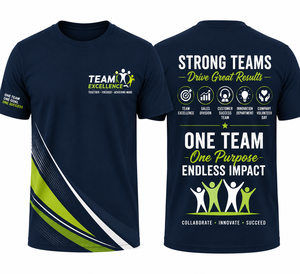 Camiseta Personalizada para Equipos Corporativos, Cuello Redondo, Algodón, para Eventos Empresariales, Team Building, Promocional - Product Image 1