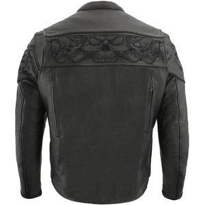 Chaqueta de Cuero y Lana Premium Clásica para Hombre ODM 2025, Tratamiento de Control Climático COOL-TEC para Motocicletas - Product Image 1