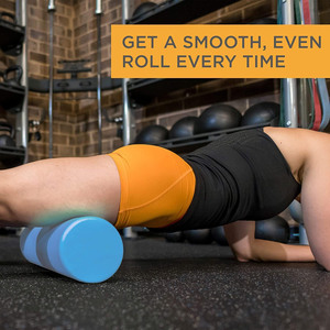 Bọt Con lăn cho mô sâu cơ bắp Pilates với mật độ cao 60.9cm cơ bản con lăn và <span class=keywords><strong>PU</strong></span> kim loại màn trập bọt cuộn tạo thành máy - Product Image 2