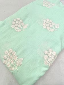 ผ้าฝ้ายมัลล์คอตตอนทรอว์เวิร์ค กว้าง 44 ชอต้าปันนา - Product Image 4