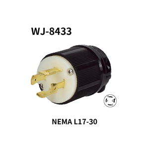 ฮับเบลล์ L17-30ที่เข้ากันได้กับเนมา WJ-8433 30A ไนลอน600V ปลั๊กแบบบิดล็อคมาตรฐานสำหรับอุตสาหกรรม - Product Image 1