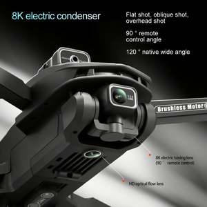 Drone professionnel 8K V168 MAX sans balais 4K UHD pour débutants, photographie aérienne contrôlée par application, positionnement GPS, RC extérieur, portée 3 km - Product Image 2