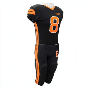Conjunto de Pantalones y Camiseta de Fútbol Americano Personalizados, 100% Poliéster, Transpirables, Suaves, de Alta Calidad, Colores Personalizados, Tallas Grandes - Product Image 3