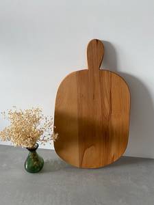 Acacia Wood Rectangle Chopping <b>Board</b> with Handle Natural Finish Handcrafted Eco-Friendly Dishwasher Safe Kitchen <b>Tool</b> - Product Image 3