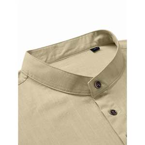 Chemise décontractée pour homme en flanelle de laine épaisse, motif écossais, respirante, épaisse, pour l'hiver, à manches longues, boutonnée - Product Image 2