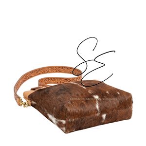 Bolso Bandolera de Cuero Genuino 2026 con Cierre de Cremallera y Piel Auténtica, Estilo Bohemio, para Uso Diario, Mini Bolso de Hombro - Product Image 4