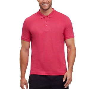 Polo para Hombre, Cómodo, Antiarrugas, con Acabado Similar a la Seda, Sólido, Duradero, Informal de Negocios, Uniforme Corporativo - Product Image 1