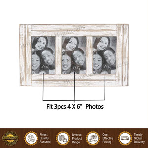 Best Market Price Home Decorative Wall Mount <b>White</b> Wash Finished Color Hand Carved Mango Wood 100% Natural MDF Photo <b>Frames</b> - Product Image 3