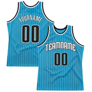 เสื้อบาสเก็ตบอลแบบยูนิเซ็กซ์ ODM OEM สั่งทำชื่อและหมายเลขได้ ผลิตจากผ้าสแปนเด็กซ์/คอตตอน ระบายเหงื่อได้ดี ต้านเชื้อแบคทีเรีย แขนสั้น ผ้าตาข่ายระบายอากาศ - Product Image 1
